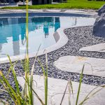 mydesigpool: individueller Pool- und Schwimmbad-Bau Projekt: Stuttgart 2019 mit Gegenstromanlage, Wärmepumpe und Technikhaus